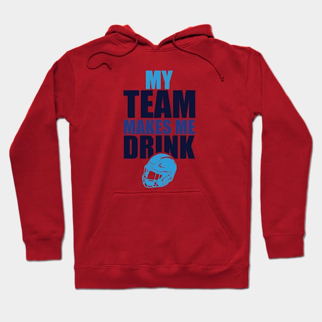 NFL Detroit Lions Drink Hoodie by SillyShirts